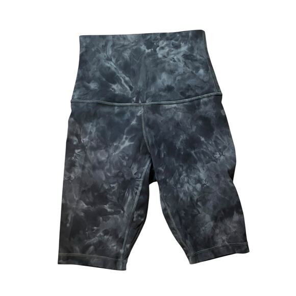 Lululemon Align Short 8" Diamond Dye Pitch Grey Graphite Grey size 4 - Picture 1 of 6